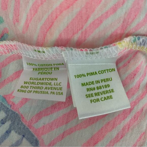 Lilly Pulitzer Ali Dress Roar of The Seas size XS Pink Blue Seashell Tunic - Picture 5 of 6